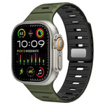 xDfind Magnetische Norman Schnalle Silikon Uhrenarmband, Für Apple Watch 42 / 44 / 45 / 46 / 49mm, Für Apple Watch 38 / 40 / 41 / S11 42mm