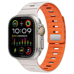 xDfind Magnetische Norman Schnalle Silikon Uhrenarmband, Für Apple Watch 42 / 44 / 45 / 46 / 49mm, Für Apple Watch 38 / 40 / 41 / S11 42mm