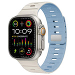 xDfind Magnetische Norman Schnalle Silikon Uhrenarmband, Für Apple Watch 42 / 44 / 45 / 46 / 49mm, Für Apple Watch 38 / 40 / 41 / S11 42mm