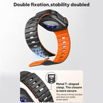 xDfind Magnetische Norman Schnalle Silikon Uhrenarmband, Für Apple Watch 42 / 44 / 45 / 46 / 49mm, Für Apple Watch 38 / 40 / 41 / S11 42mm
