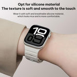 xDfind Magnetische Norman Schnalle Silikon Uhrenarmband, Für Apple Watch 42 / 44 / 45 / 46 / 49mm, Für Apple Watch 38 / 40 / 41 / S11 42mm