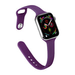 xDfind Small Waist Reverse Buckle Silicone Watch Band, For Apple Watch 38 / 40 / 41 / S11 42mm