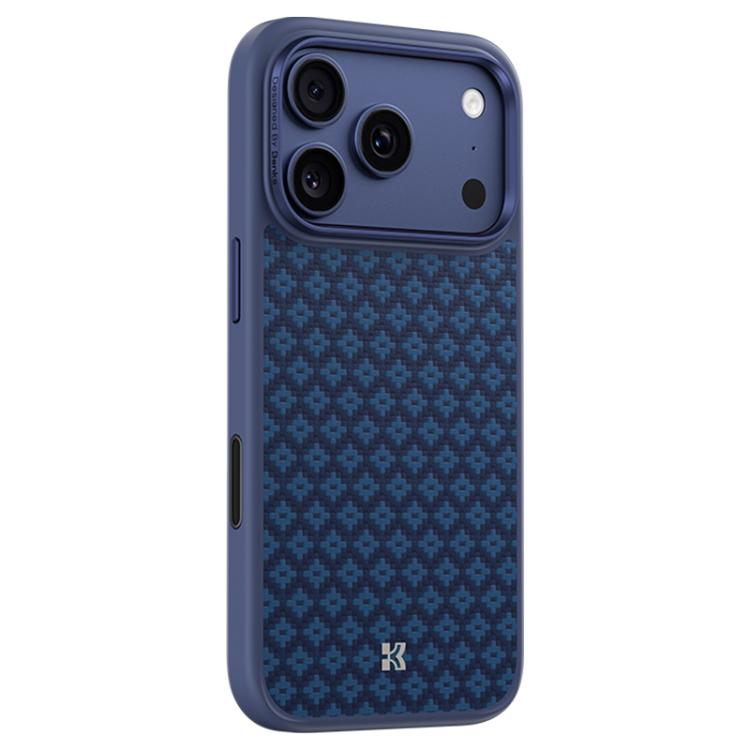 Benks Y3 Kevlar-Diamantmuster stoßfeste magnetische Handyhülle, Für iPhone 17 Pro Max, Für iPhone 17 Pro