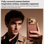 Benks Y3 Kevlar-Diamantmuster stoßfeste magnetische Handyhülle, Für iPhone 17 Pro Max, Für iPhone 17 Pro