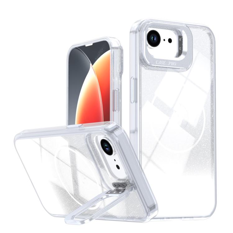 Glitzer Farbverlauf Magnetischer Linsenrahmen Halterung Handyhülle, Für iPhone 17e / 16e, Für iPhone 17 Pro Max, Für iPhone 17 Pro, Für iPhone 17, Für iPhone Air, Für iPhone 16 Pro Max, Für iPhone 16 Pro, Für iPhone 16 Plus, Für iPhone 16
