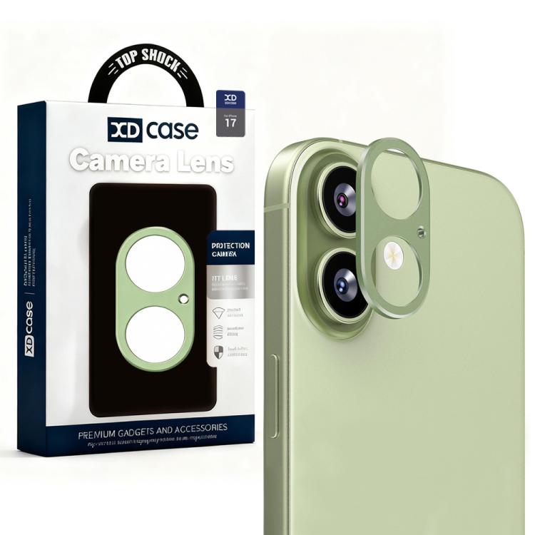 XDcase Metall-Flach- & Hohl-Kameraobjektivschutz, für iPhone 17