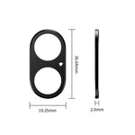 XDcase Metall-Flach- & Hohl-Kameraobjektivschutz, für iPhone 17