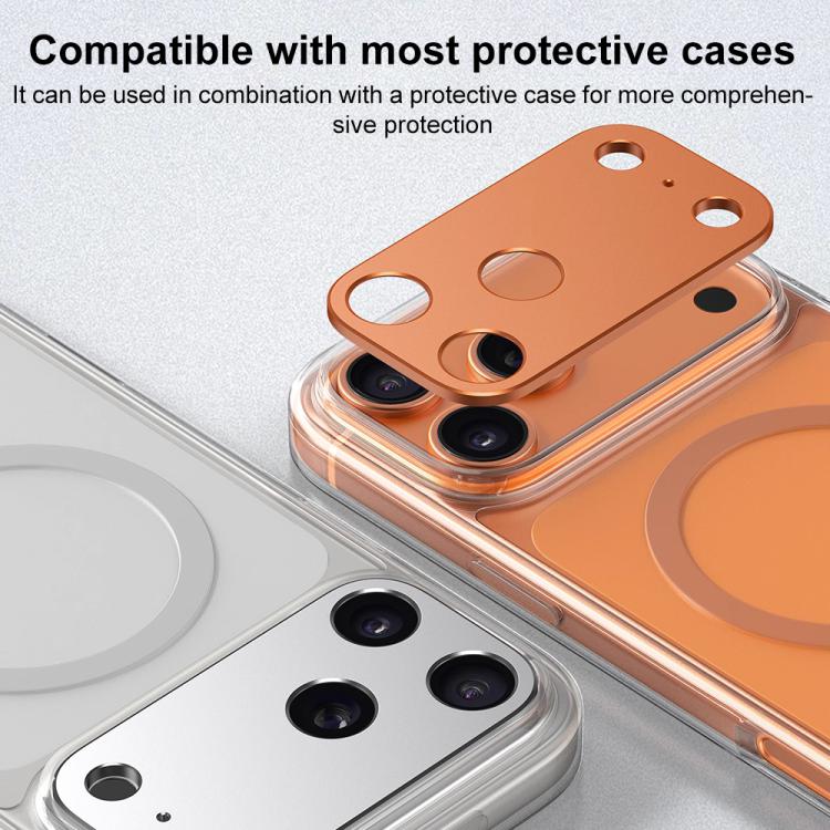 XDcase Metall-Flach- & Hohl-Kameraobjektivschutz, für iPhone 17