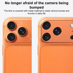 XDcase Metall-Flach- & Hohl-Kameraobjektivschutz, für iPhone 17