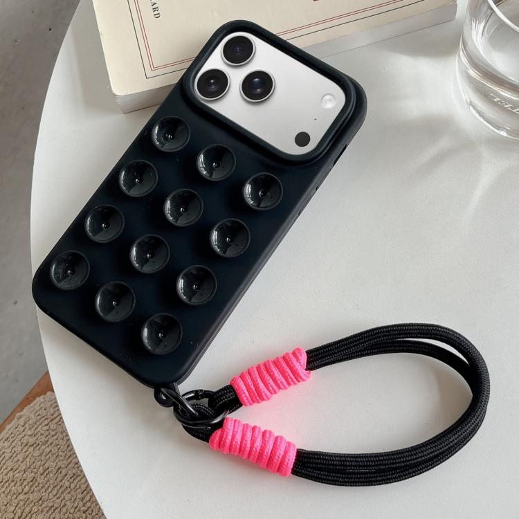 Einfache Saugnapf-Silikon-Handyhülle mit Trageschlaufe, Für iPhone 17 Pro Max, Für iPhone 17 Pro, Für iPhone 17, Für iPhone Air, Für iPhone 16 Pro Max, Für iPhone 16 Pro, Für iPhone 16 Plus, Für iPhone 16