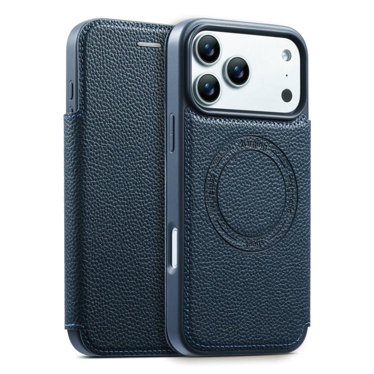 ESEBLE Ultra-thin Card Slot Magnetic Vegan Leather Phone Case, For iPhone 17 Pro Max, For iPhone 17 Pro, For iPhone 17, For iPhone Air