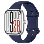 xDfind Solid Color Butterfly Buckle Silicone Watch Band, For Xiaomi Band 10 Pro / 9 Pro / Redmi Watch 6