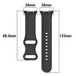 xDfind Solid Color Butterfly Buckle Silicone Watch Band, For Xiaomi Band 10 Pro / 9 Pro / Redmi Watch 6