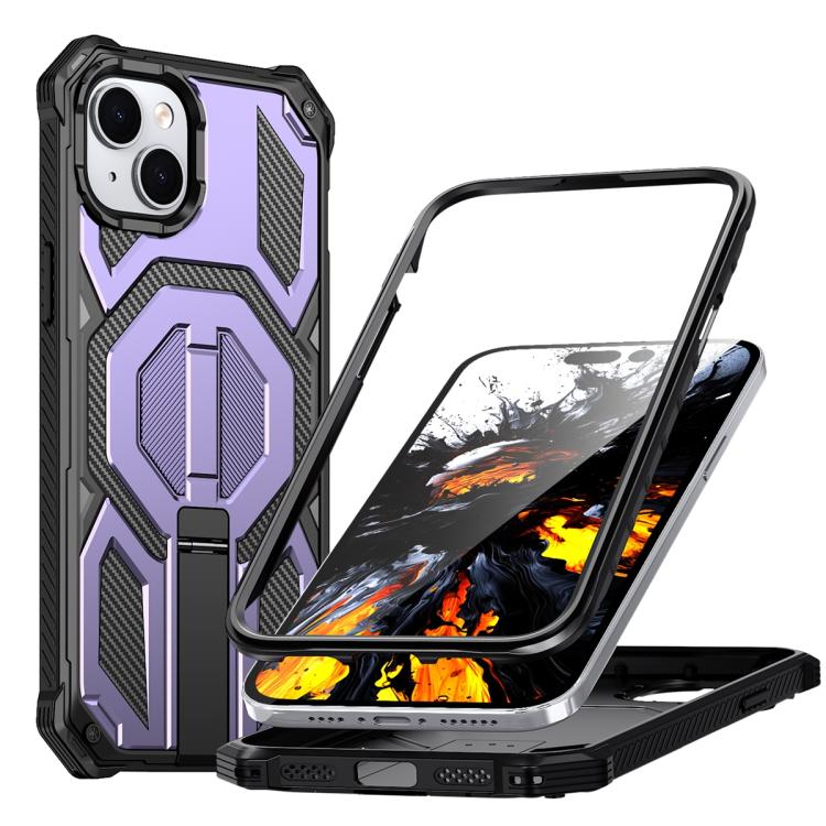 Magnetische stoßfeste Handyhülle mit verstecktem Metallhalter, für iPhone 15 Pro Max, für iPhone 15 Pro, für iPhone 15 Plus / 14 Plus, für iPhone 15, für iPhone 14 / 13, für iPhone 14 Pro, für iPhone 14 Pro Max, für iPhone 13 Pro Max