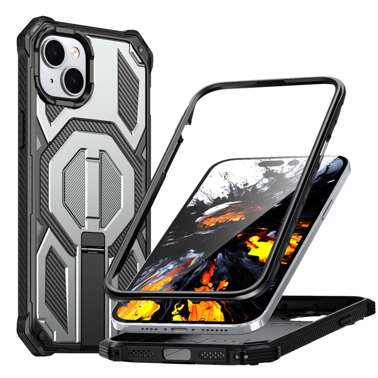 Magnetische stoßfeste Handyhülle mit verstecktem Metallhalter, für iPhone 15 Pro Max, für iPhone 15 Pro, für iPhone 15 Plus / 14 Plus, für iPhone 15, für iPhone 14 / 13, für iPhone 14 Pro, für iPhone 14 Pro Max, für iPhone 13 Pro Max