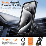 Magnetische stoßfeste Handyhülle mit verstecktem Metallhalter, für iPhone 15 Pro Max, für iPhone 15 Pro, für iPhone 15 Plus / 14 Plus, für iPhone 15, für iPhone 14 / 13, für iPhone 14 Pro, für iPhone 14 Pro Max, für iPhone 13 Pro Max