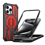 Magnetische stoßfeste Handyhülle mit verstecktem Metallhalter, für iPhone 15 Pro Max, für iPhone 15 Pro, für iPhone 15 Plus / 14 Plus, für iPhone 15, für iPhone 14 / 13, für iPhone 14 Pro, für iPhone 14 Pro Max, für iPhone 13 Pro Max