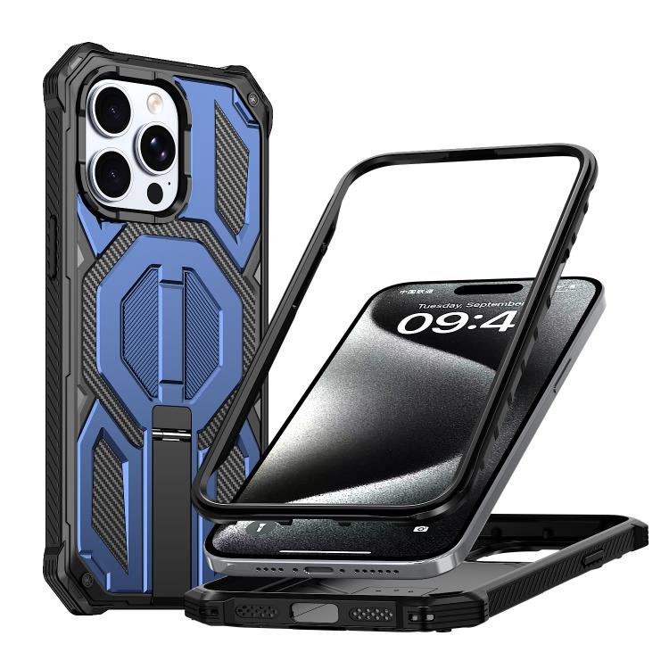 Magnetische stoßfeste Handyhülle mit verstecktem Metallhalter, für iPhone 15 Pro Max, für iPhone 15 Pro, für iPhone 15 Plus / 14 Plus, für iPhone 15, für iPhone 14 / 13, für iPhone 14 Pro, für iPhone 14 Pro Max, für iPhone 13 Pro Max
