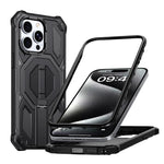 Magnetische stoßfeste Handyhülle mit verstecktem Metallhalter, für iPhone 15 Pro Max, für iPhone 15 Pro, für iPhone 15 Plus / 14 Plus, für iPhone 15, für iPhone 14 / 13, für iPhone 14 Pro, für iPhone 14 Pro Max, für iPhone 13 Pro Max