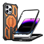 Versteckter Metallhalter Magnetische Stoßfeste Handyhülle, Für iPhone 13 Pro