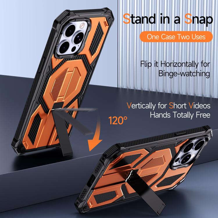 Versteckter Metallhalter Magnetische Stoßfeste Handyhülle, Für iPhone 13 Pro