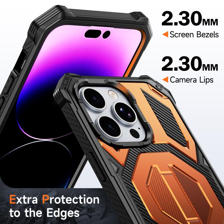 Versteckter Metallhalter Magnetische Stoßfeste Handyhülle, Für iPhone 13 Pro