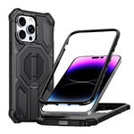 Versteckter Metallhalter Magnetische Stoßfeste Handyhülle, Für iPhone 13 Pro