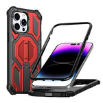 Versteckter Metallhalter Magnetische Stoßfeste Handyhülle, Für iPhone 13 Pro