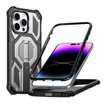 Versteckter Metallhalter Magnetische Stoßfeste Handyhülle, Für iPhone 13 Pro