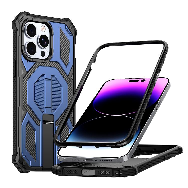 Versteckter Metallhalter Magnetische Stoßfeste Handyhülle, Für iPhone 13 Pro