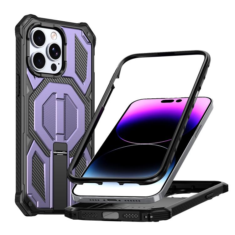 Versteckter Metallhalter Magnetische Stoßfeste Handyhülle, Für iPhone 13 Pro