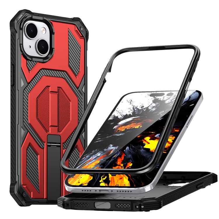 Magnetische stoßfeste Handyhülle mit verstecktem Metallhalter, für iPhone 15 Pro Max, für iPhone 15 Pro, für iPhone 15 Plus / 14 Plus, für iPhone 15, für iPhone 14 / 13, für iPhone 14 Pro, für iPhone 14 Pro Max, für iPhone 13 Pro Max