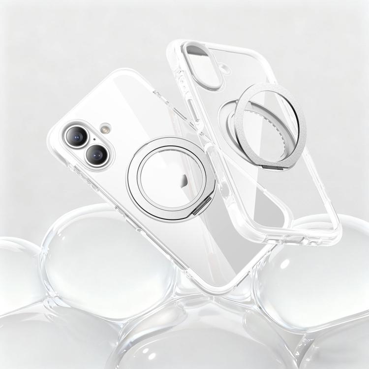 Vakuum-Airbag TPU + Acryl 360 drehbare Halterung Magnetische stoßfeste Handyhülle, für iPhone 17 Pro Max, für iPhone 17 Pro, für iPhone 17