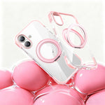 Vakuum-Airbag TPU + Acryl 360 drehbare Halterung Magnetische stoßfeste Handyhülle, für iPhone 17 Pro Max, für iPhone 17 Pro, für iPhone 17