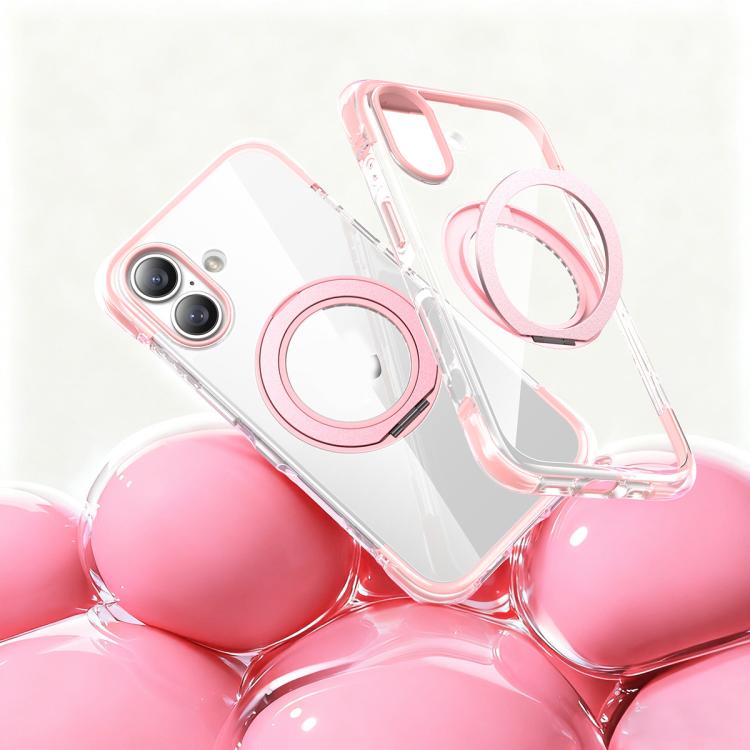 Vakuum-Airbag TPU + Acryl 360 drehbare Halterung Magnetische stoßfeste Handyhülle, für iPhone 17 Pro Max, für iPhone 17 Pro, für iPhone 17