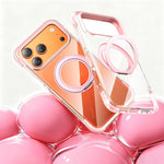 Vakuum-Airbag TPU + Acryl 360 drehbare Halterung Magnetische stoßfeste Handyhülle, für iPhone 17 Pro Max, für iPhone 17 Pro, für iPhone 17