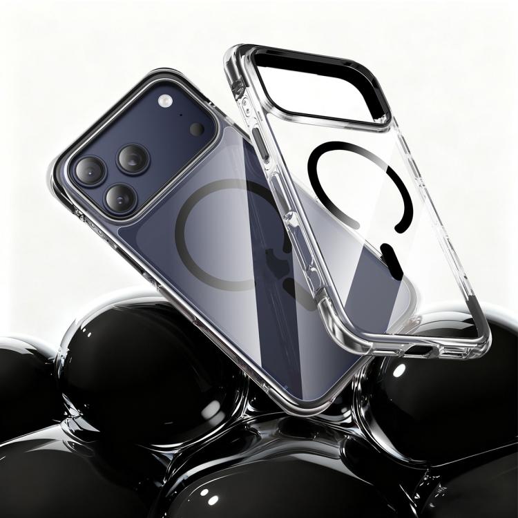Vakuum-Airbag TPU + Acryl Magnetische stoßfeste Handyhülle, Für iPhone 17 Pro Max, Für iPhone 17 Pro, Für iPhone 17