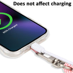XDcase Anti-Verlust Telefon Umhängeleine mit Metallverschluss & Dichtung, Verstellbare Länge: 41-77cm