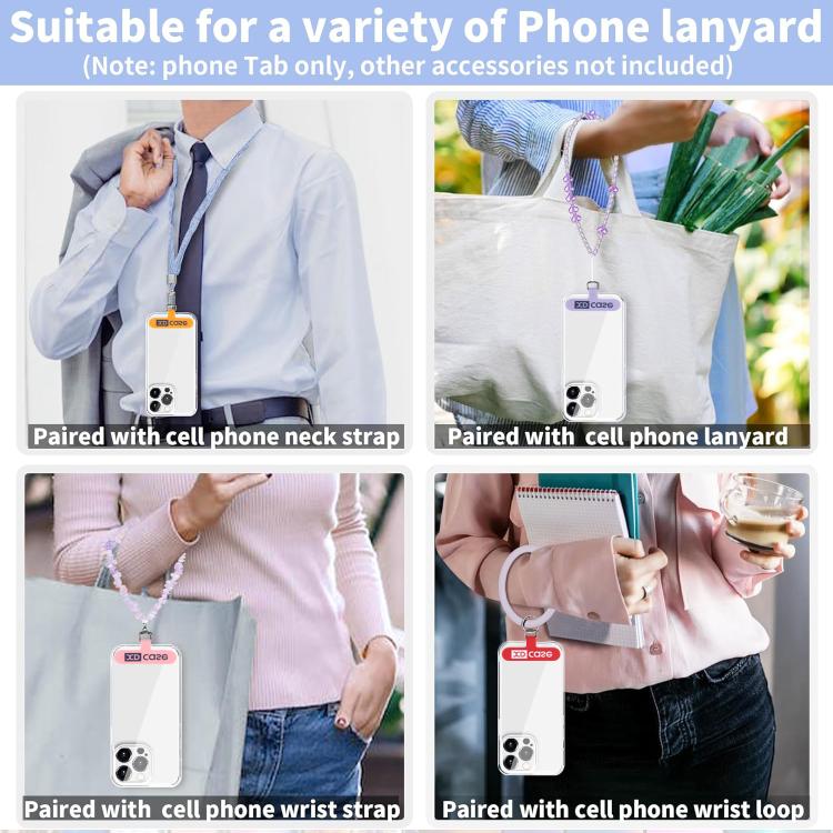 XDcase 5er Set Telefonhalter Band Handy Lanyard Patch Verbinder Teil