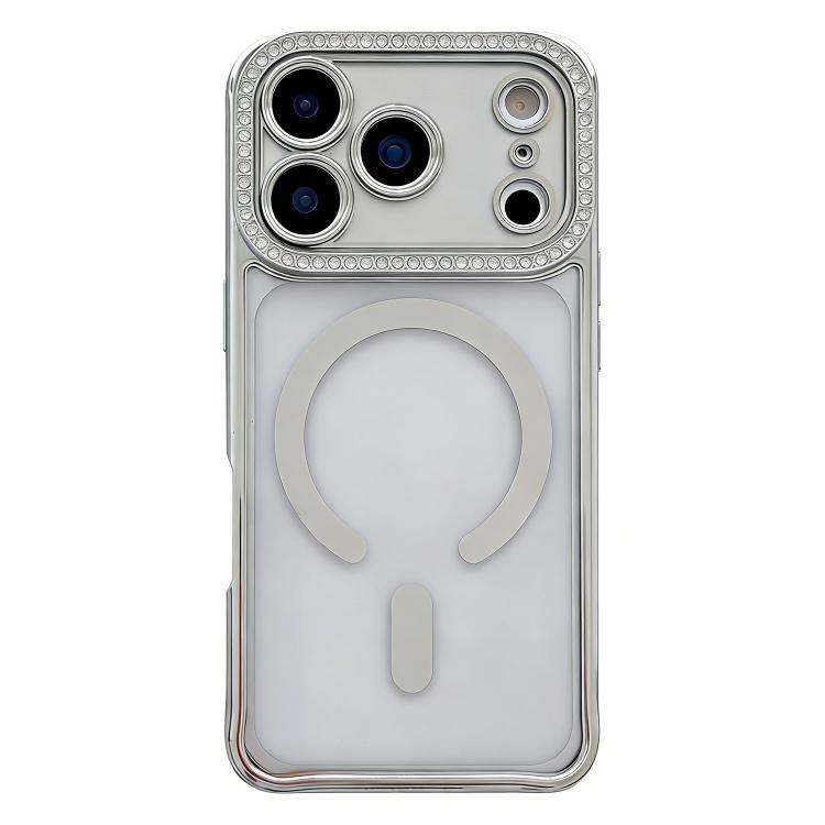 Strass-Handyhülle aus klarem Acryl, galvanisiert, magnetisch, für iPhone 17 Pro Max, für iPhone 17 Pro, für iPhone 17, für iPhone Air, für iPhone 16 Pro Max, für iPhone 16 Pro, für iPhone 16 Plus, für iPhone 16, für iPhone 15 Pro Max