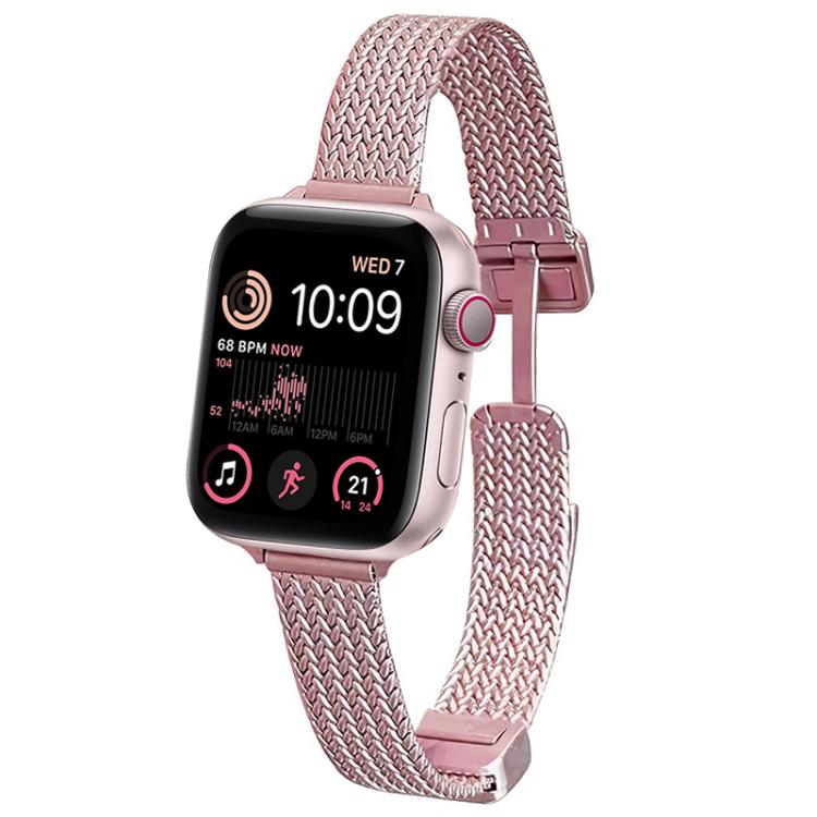xDfind Wheat Ear Magnetic Buckle Stainless Steel Watch Band, For Apple Watch 42 / 44 / 45 / 46 / 49mm, For Apple Watch 38 / 40 / 41 / S10 42mm