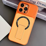 Skin-Feel TPU Hybrid PC Magnetic Phone Case with Kickstand, For iPhone 15, For iPhone 14, For iPhone 14 Pro, For iPhone 14 Pro Max, For iPhone 13 Pro Max, For iPhone 13 Pro, For iPhone 13