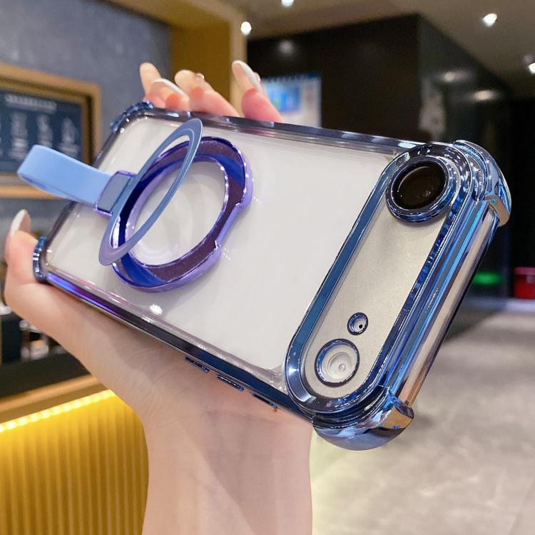 Crystal Shield Ring Holder TPU + Acryl Magnetische Handyhülle, Für iPhone 17 Pro Max, Für iPhone 17 Pro, Für iPhone 17, Für iPhone Air, Für iPhone 16 Pro Max, Für iPhone 16 Pro