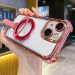 Kristallschutzring Holde TPU + Acryl Magnethülle, für iPhone 14 Plus, für iPhone 14, für iPhone 14 Pro, für iPhone 14 Pro Max, für iPhone 13 Pro Max, für iPhone 13 Pro