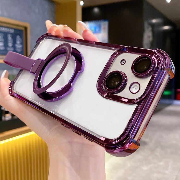 Kristallschutzring Holde TPU + Acryl Magnethülle, für iPhone 14 Plus, für iPhone 14, für iPhone 14 Pro, für iPhone 14 Pro Max, für iPhone 13 Pro Max, für iPhone 13 Pro