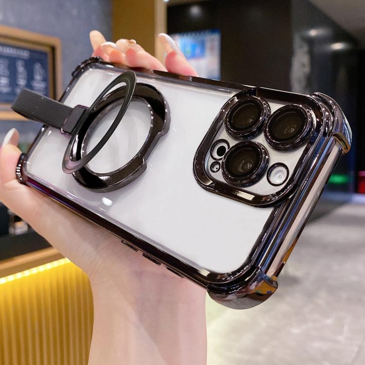 Kristallschutzring Holde TPU + Acryl Magnethülle, für iPhone 14 Plus, für iPhone 14, für iPhone 14 Pro, für iPhone 14 Pro Max, für iPhone 13 Pro Max, für iPhone 13 Pro