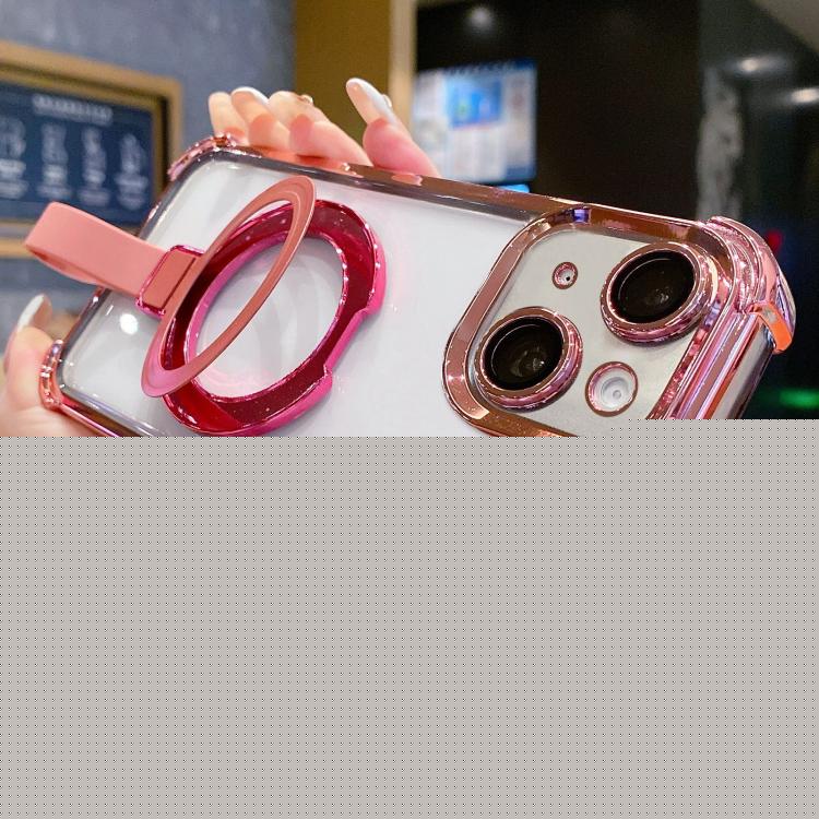 Kristallschutz-Ringhalter TPU + Acryl Magnetische Handyhülle, für iPhone 13
