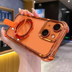 Kristallschutz-Ringhalter TPU + Acryl Magnetische Handyhülle, für iPhone 13