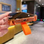 Kristallschutzring Holde TPU + Acryl Magnethülle, für iPhone 14 Plus, für iPhone 14, für iPhone 14 Pro, für iPhone 14 Pro Max, für iPhone 13 Pro Max, für iPhone 13 Pro