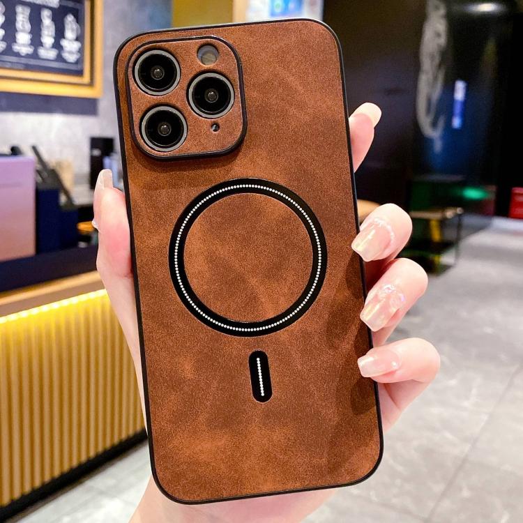 Lammleder-Kunstleder-Magnet-Handyhülle, für iPhone 11, für iPhone 11 Pro
